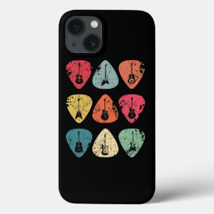 Gitarrenpick Retro Vintage für Gitarristen Bassist Case-Mate iPhone Hülle
