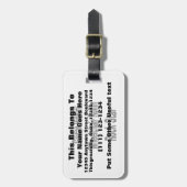 Gitarrenpickerei Rollstuhl Rollstuhl Rockstar Gepäckanhänger (Vorderseite vertikal)