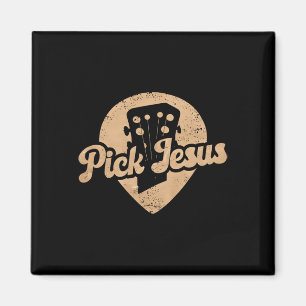 Gitarrenplättchen Jesus Musik Pastor Frohe Ostern  Magnet