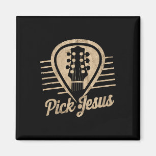 Gitarrenplättchen Jesus Musik Pastor Frohen Ostert Magnet