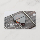 Gitarrenplecktrum Visitenkarte (Vorderseite)