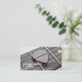 Gitarrenplecktrum Visitenkarte (Stehend Vorderseite)