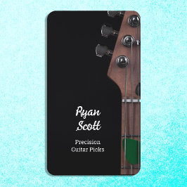 Gitarrenplecktrum Visitenkarte