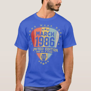 Gitarrenplektrum-Legenden wurden im März 1986 gebo T-Shirt
