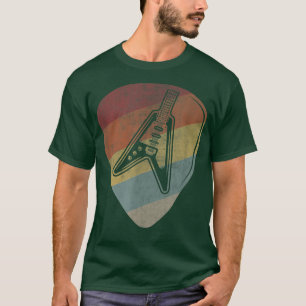Gitarrenplektrum Musiker Vintage Plektrum Musik Gi T-Shirt