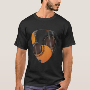 Gitarrenplektrum Yin Yang Gitarrist T-Shirt