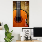 Gitarrenposter Poster (Heimbüro)