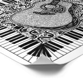 Gitarrenposter Poster (Ecke)