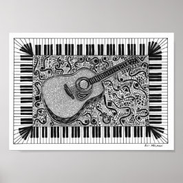Gitarrenposter Poster