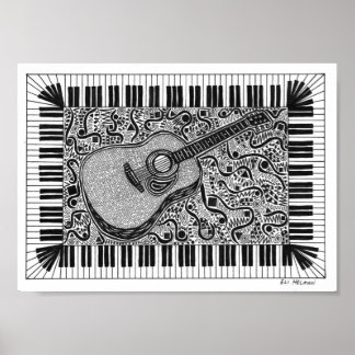 Gitarrenposter Poster