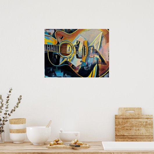 Gitarrenposter Poster (Küche)