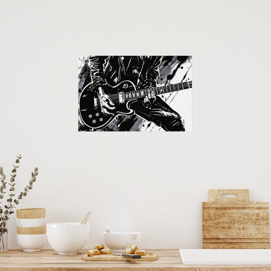 Gitarrenposter Poster (Küche)