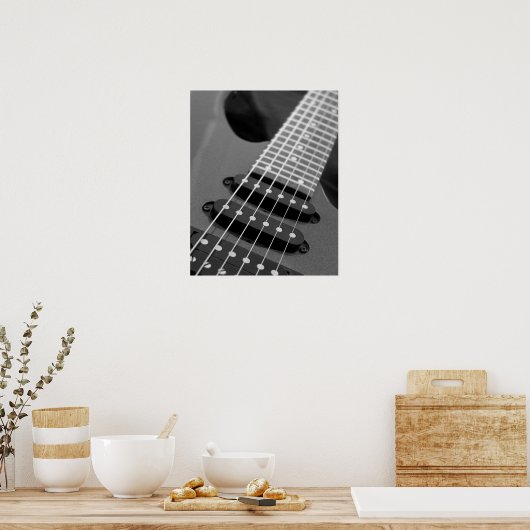 Gitarrenposter Poster (Küche)