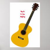 Gitarrenposter Poster (Vorne)