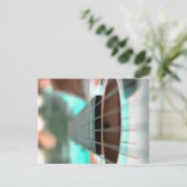 Gitarrenpostkarte Postkarte (Stehend Vorderseite)