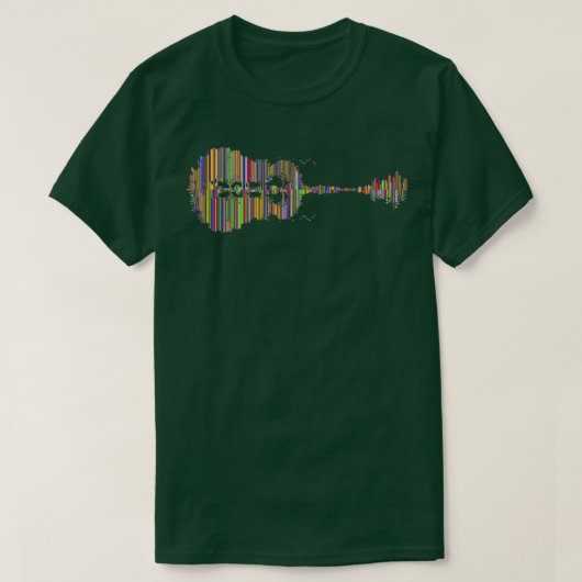 Gitarrenpsychedelisch T-Shirt (Design vorne)