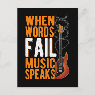Gitarrenratgeber Inspirationsmusik Lover Postkarte