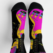 Gitarrenreihe - Socken für Musikinstrumente (Oben)