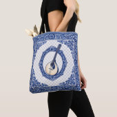 Gitarrenriemen mit Azulejo-Muster und Initiale Tasche (Von Nahem)