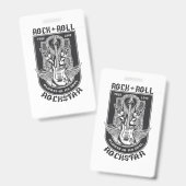 Gitarrenrock-Design Ausweis (Vorder- & Rückseite)