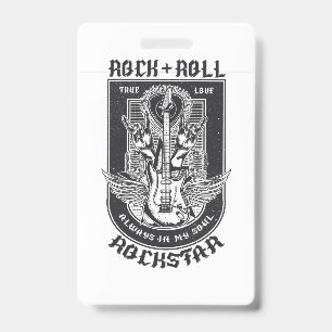 Gitarrenrock-Design Ausweis