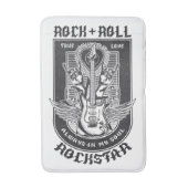 Gitarrenrock-Design Badematte (Vorderseite Vertikal)