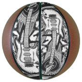 Gitarrenrock-Design Basketball (Vertikal)