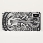 Gitarrenrock-Design Case-Mate iPhone Hülle (Rückseite (Horizontal))