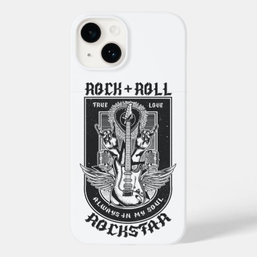 Gitarrenrock-Design Case-Mate iPhone Hülle (Rückseite)