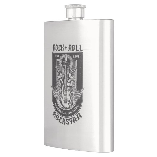 Gitarrenrock-Design Flachmann (Links)