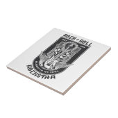 Gitarrenrock-Design Fliese (Seite)