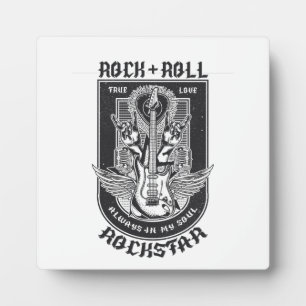 Gitarrenrock-Design Fotoplatte