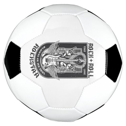 Gitarrenrock-Design Fußball (Gedreht)