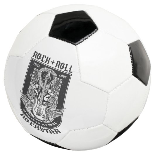 Gitarrenrock-Design Fußball (Dreiviertel)