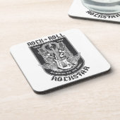 Gitarrenrock-Design Getränkeuntersetzer (Linke Seite)