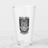 Gitarrenrock-Design Glas (Vorderseite)