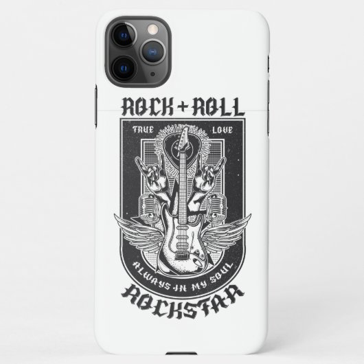 Gitarrenrock-Design iPhone Hülle (Rückseite)