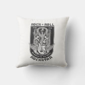 Gitarrenrock-Design Kissen (Rückseite)