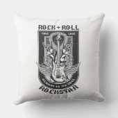 Gitarrenrock-Design Kissen (Rückseite)