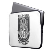 Gitarrenrock-Design Laptopschutzhülle (Vorderseite Links)