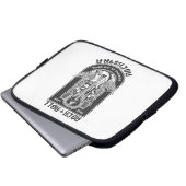 Gitarrenrock-Design Laptopschutzhülle (Vorne Knopf)