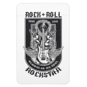 Gitarrenrock-Design Magnet (Vertikal)