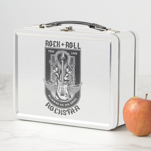 Gitarrenrock-Design Metall Brotdose (Beispiel)