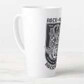 Gitarrenrock-Design Milchtasse (Linke Ecke)