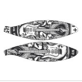 Gitarrenrock-Design Mini Basketball (Panele)