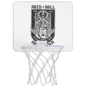 Gitarrenrock-Design Mini Basketball Netz