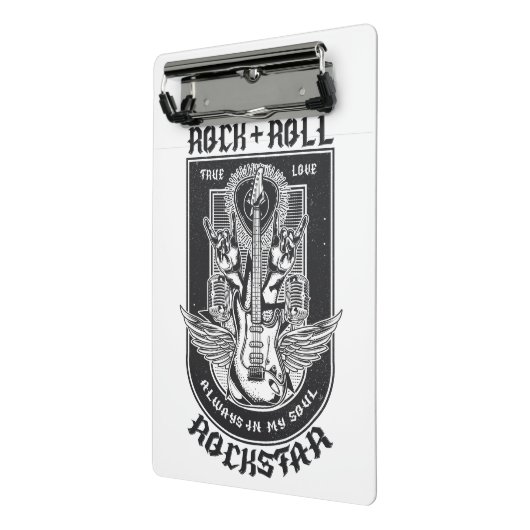 Gitarrenrock-Design Mini Klemmbrett (Gewinkelt2)