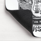 Gitarrenrock-Design Mousepad (Ecke)