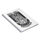 Gitarrenrock-Design Notizblock (Rechte Seite)