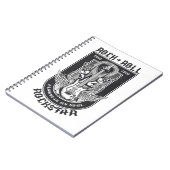 Gitarrenrock-Design Notizblock (Linke Seite)
